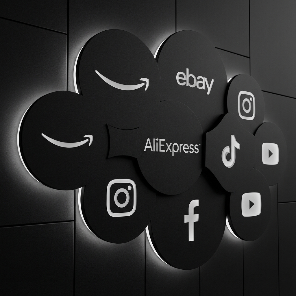 E-commerce Logo Wall